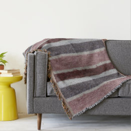  handstrepen van brei- en haakwerk deken