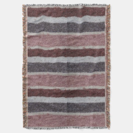 handstrepen van brei- en haakwerk deken (Voorkant Verticaal)