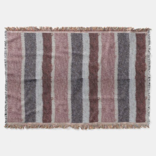 handstrepen van brei- en haakwerk deken (Voorkant)