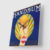 Handsum Clock Vierkante Klok (Hoek)