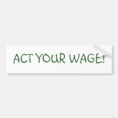 HANDT JE WAGEN! BUMPERSTICKER (Voorkant)