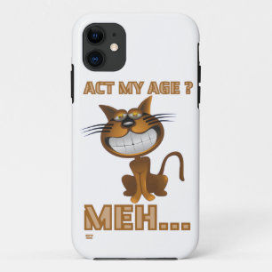 "HANDT MIJN LEEFTIJD? MEH..." cadeau voor grappige Case-Mate iPhone Case