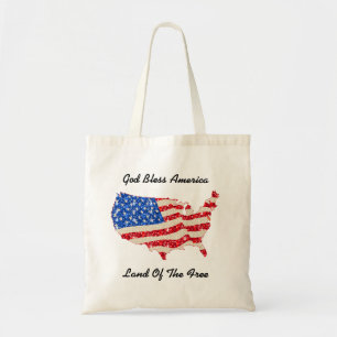 Handtas Amerikaanse vlag God zegen Amerika