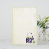 Handtas geluk briefpapier (Staand voorkant)