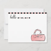 Handtas met briefkaart (Voorkant)