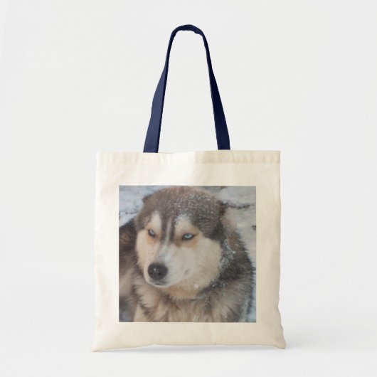 Handtas met Husky (Voorkant)