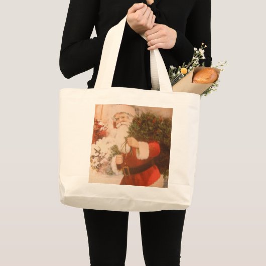 Handtas met kerstman (Voorkant (product))