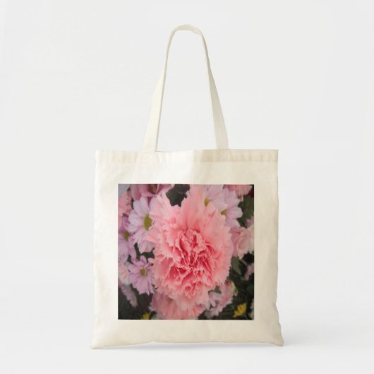 Handtas Roze anjer Beauty (Voorkant)
