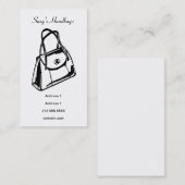 Handtas Visitekaartje (Voorkant / Achterkant)