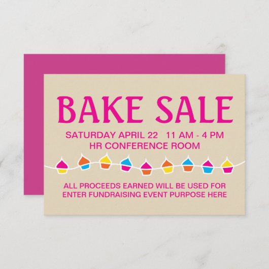 handtas voor de verkoop van bakkerij (Voorkant / Achterkant)