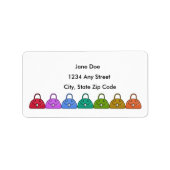 Handtassen Adres Etiket (Voorkant)