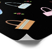 Handtassen Collectie Mode Poster (Hoek)