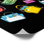 Handtassen Collectie Mode Poster (Hoek)