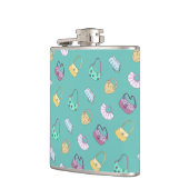 Handtassen met handtas, handtassen, spatroon Blauw Heupfles (Links)