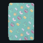 Handtassen met handtas, handtassen, spatroon Blauw iPad Mini Cover<br><div class="desc">Handgetrokken girale handtas collage. Optie om over met de achtergrondkleur te spelen en aan te passen om uw te maken.</div>