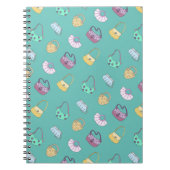 Handtassen met handtas, handtassen, spatroon Blauw Notitieboek (Voorkant)