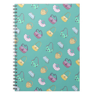 Handtassen met handtas, handtassen, spatroon Blauw Notitieboek