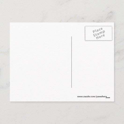 Handtastelijk wordt hier het Briefkaart van de (Achterkant)