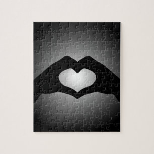 handtekenbord Heart Legpuzzel