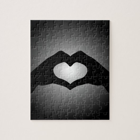 handtekenbord Heart Legpuzzel (Verticaal)