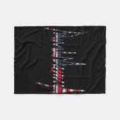 Handtekening 2024 President Patriottische Amerikaa Fleece Deken (Voorkant (Horizontaal))