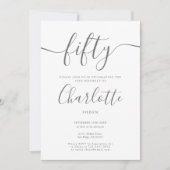 Handtekening 50e verjaardag kaart (Voorkant)