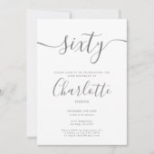 Handtekening 60e verjaardag kaart (Voorkant)