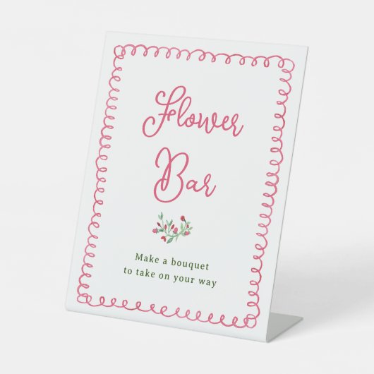 Handtekening  aanloopbalstation reclamebord met voetstuk (Voorkant)