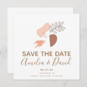 Handtekening Abstract botanisch opslaan Datum foto (Voorkant / Achterkant)