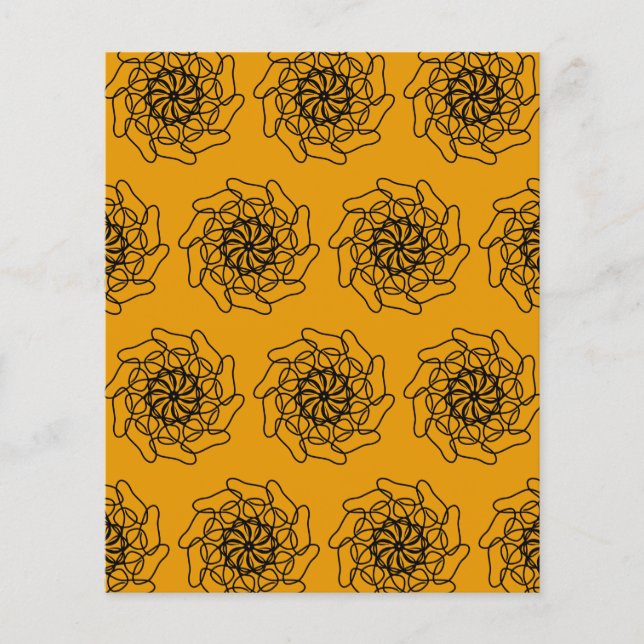 Handtekening abstract patroon plakboek (Voorkant)