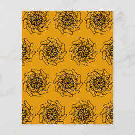 Handtekening abstract patroon plakboek