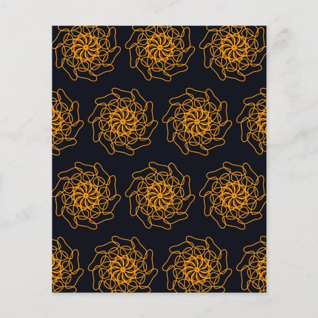 Handtekening abstract patroon plakboek (Voorkant)