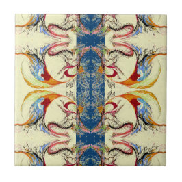 Handtekening Abstract patroon Tegeltje