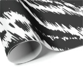 Handtekening Abstract twee kleuren Zebra Stripes R Cadeaupapier (Rol Hoek)
