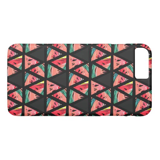 Handtekening Abstract watermeloenpatroon Case-Mate iPhone Case (Achterkant (Horizontaal))