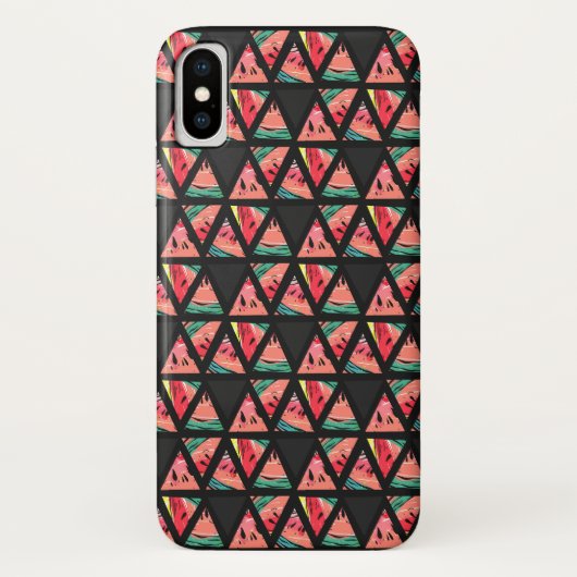 Handtekening Abstract watermeloenpatroon Case-Mate iPhone Case (Achterkant)