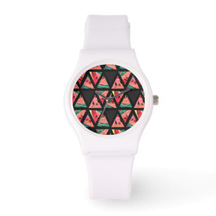 Handtekening Abstract watermeloenpatroon Horloge