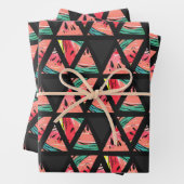 Handtekening Abstract watermeloenpatroon Inpakpapier Vel (In situ)