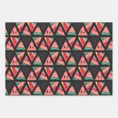 Handtekening Abstract watermeloenpatroon Inpakpapier Vel (Voorkant)