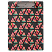 Handtekening Abstract watermeloenpatroon Klembord (Voorkant)