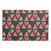 Handtekening Abstract watermeloenpatroon Kussensloop (Achterkant-Links)