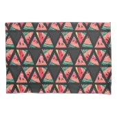 Handtekening Abstract watermeloenpatroon Kussensloop (Voorkant-Links)