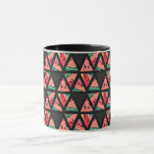 Handtekening Abstract watermeloenpatroon Mok (Midden)