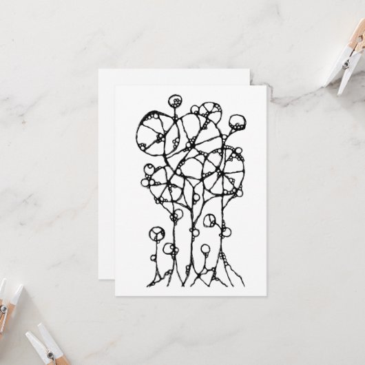 Handtekening - Abstracte structuurgroep 1 Kaart (Voorkant / Achterkant in situ)