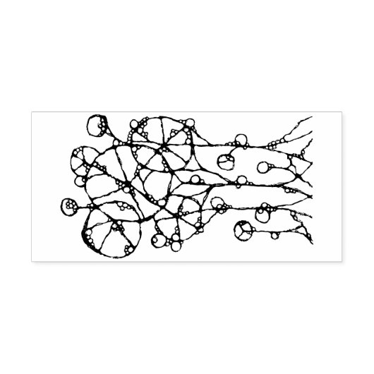Handtekening - Abstracte structuurgroep 1 Rubberstempel (Afrduk)