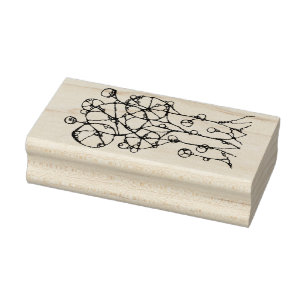 Handtekening - Abstracte structuurgroep 1 Rubberstempel