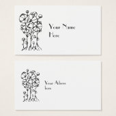 Handtekening - Abstracte structuurgroep 1 Visitekaartje (Voorkant /achterkant)