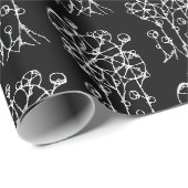 Handtekening - Abstracte structuurgroep 2 Cadeaupapier (Rol Hoek)