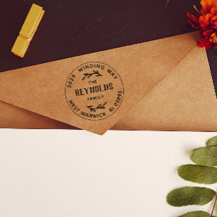 Handtekening  adres tweegigs rubberstempel