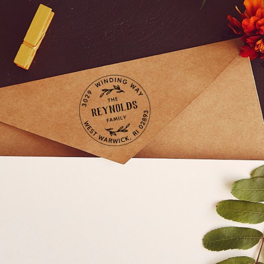 Handtekening adres tweegigs rubberstempel